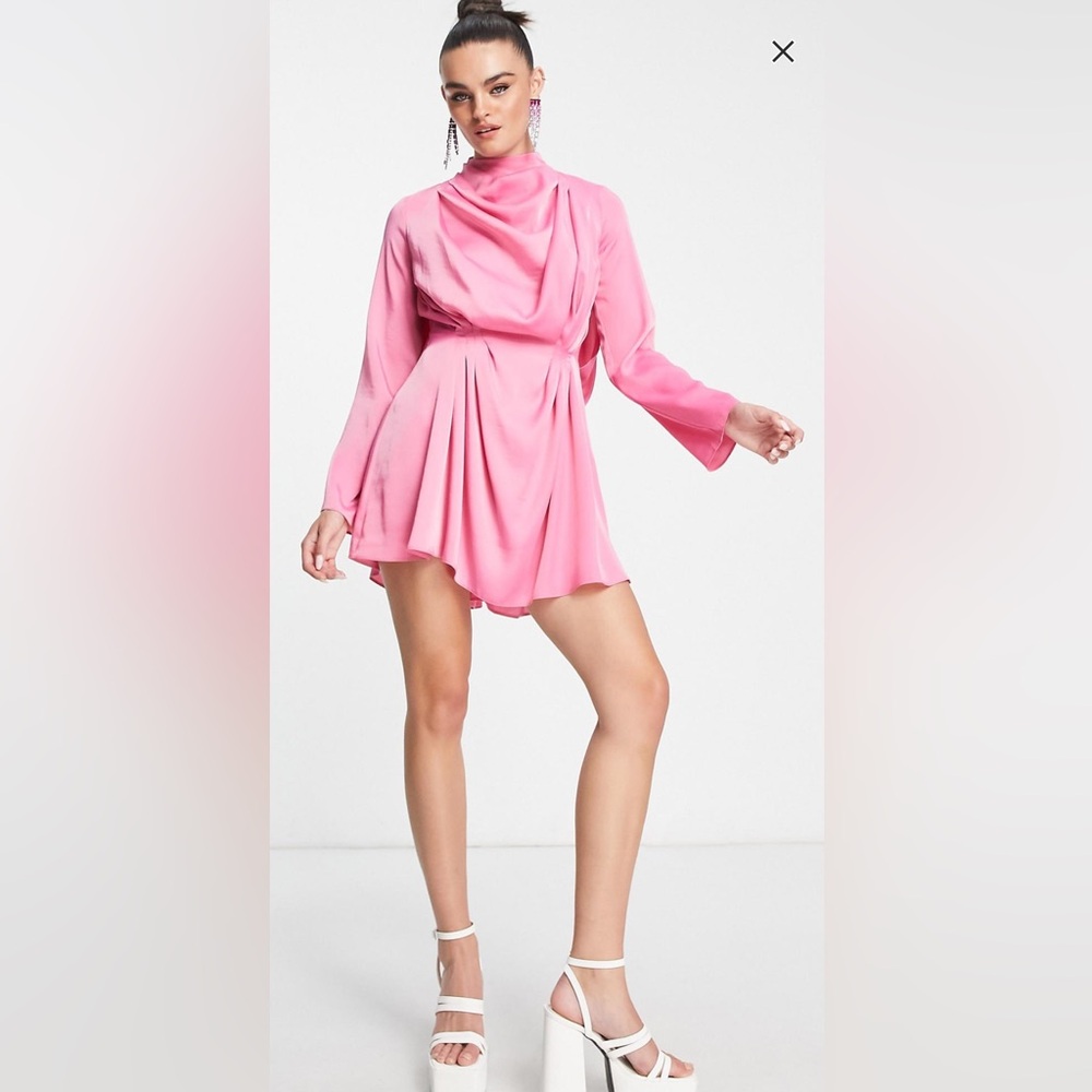 ASOS Design satin mini dress
